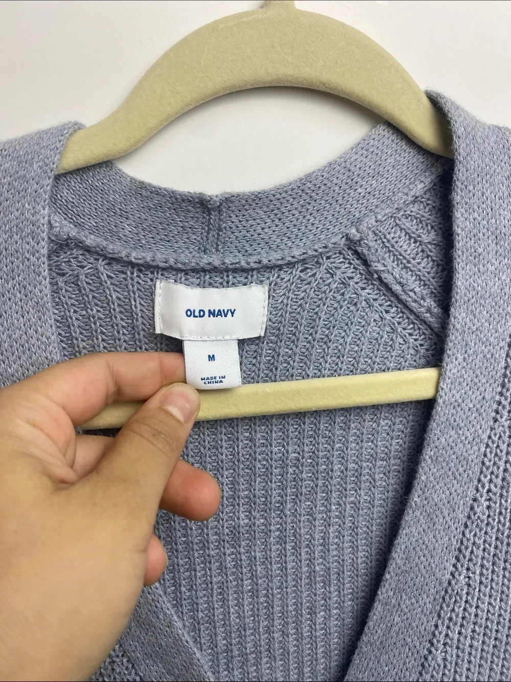 Old Navy Soft Light gray Button-Up Women's Cardigan - Picture 2 of 6